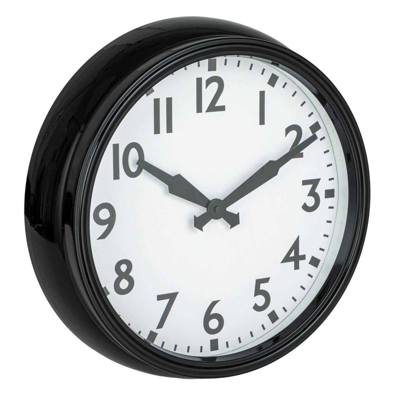 Hello Honey® 15" Black & White Timeless Contrast Round Wall Clock